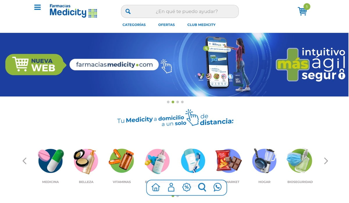 Featured image for “Lanzamos el nuevo eCommerce VTEX de Farmacias Medicity”